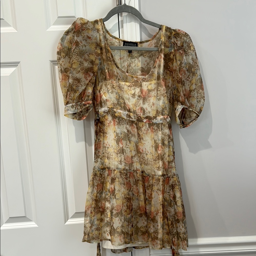 Floral Sheer Dress